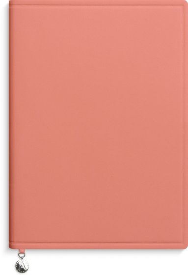 Anteckningsbok A5 linjerad soft ljus orange
