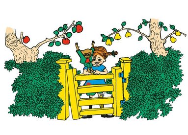 Kort Pippi Långstrump grind, Övrigt