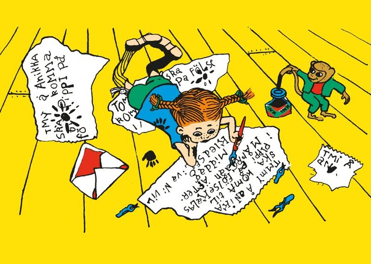 Kort Pippi Långstrum och herr Nillson skriver, Övrigt