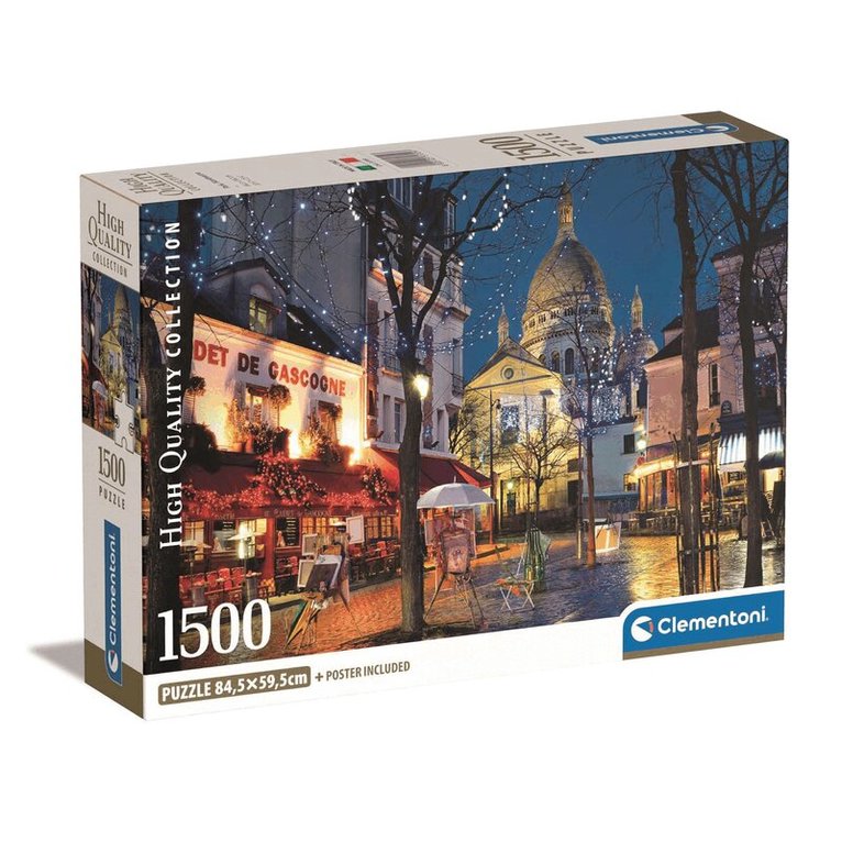 Pussel 1500 bitar - Paris  Montmartre, Övrigt. Tillgänglighet: Tillfälligt slut
