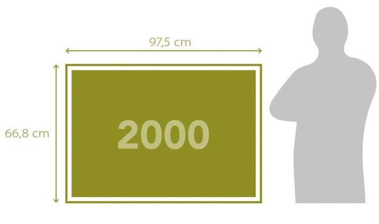 Pussel 2000 bitar Garden unicorns High Quality Collection, Övrigt