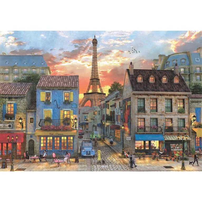 Pussel 1000 bitar Streets Of Paris - High Quality Collection, Övrigt