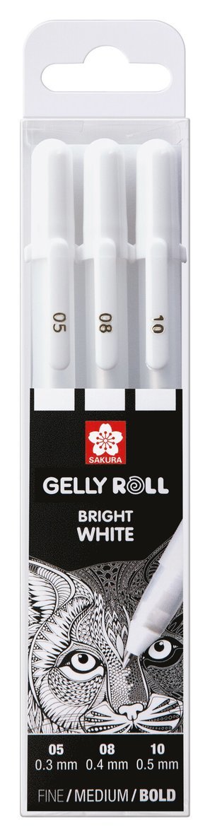 Sakura Gelly Roll Vita Gelpennnor Fine/Medium/Bold 3-pack