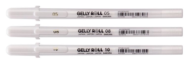 Gelpenna Gelly Roll 3-pack vit, Övrigt