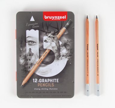 Grafitpennor Expression 12-set Bruynzeel