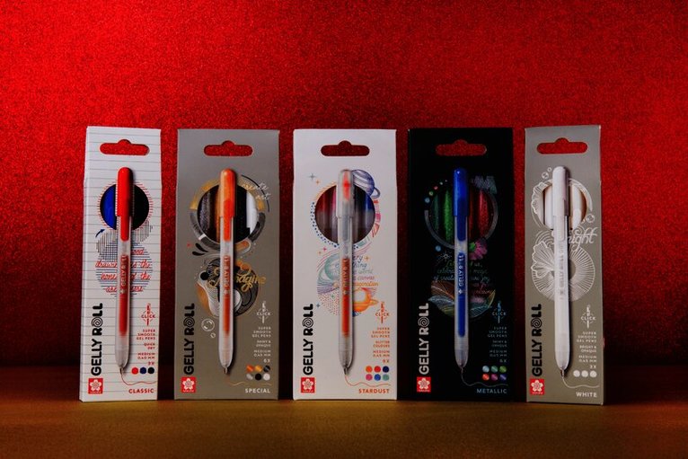 Gelpenna Gelly Roll Retractable Classic Set 3 White, Övrigt