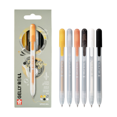 Gelpenna Gelly Roll Retractable Special Mix Set 6