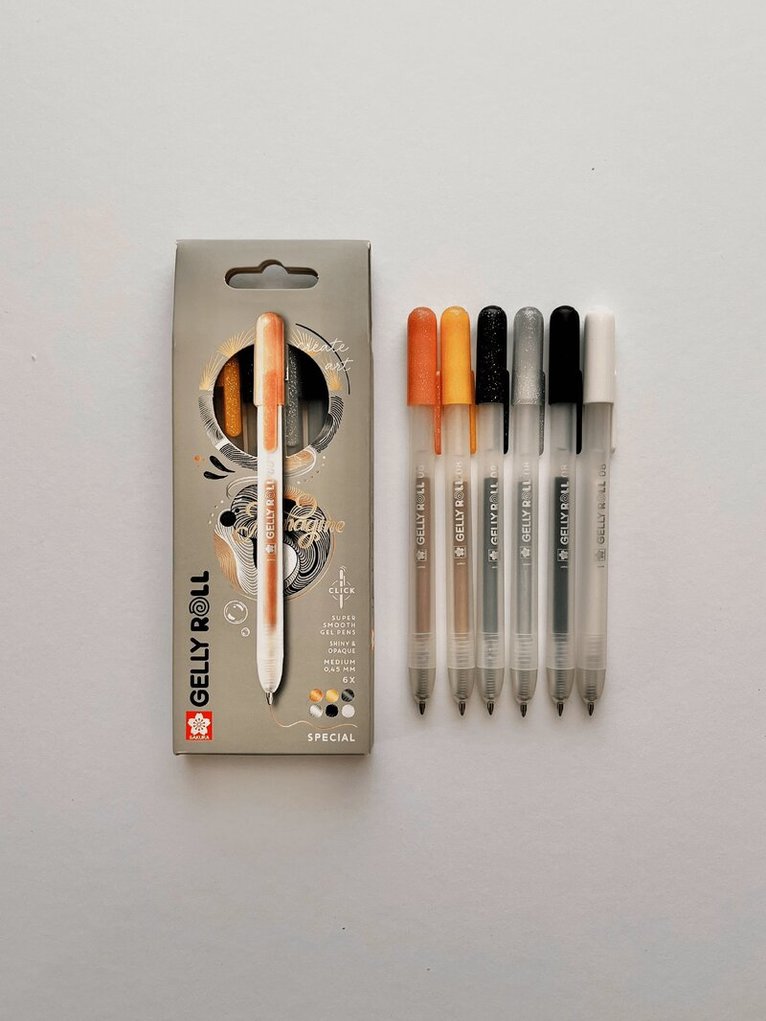 Gelpenna Gelly Roll Retractable Special Mix Set 6, Övrigt