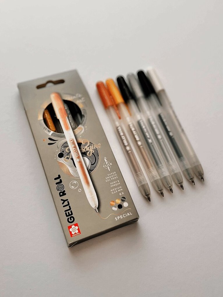 Gelpenna Gelly Roll Retractable Special Mix Set 6, Övrigt