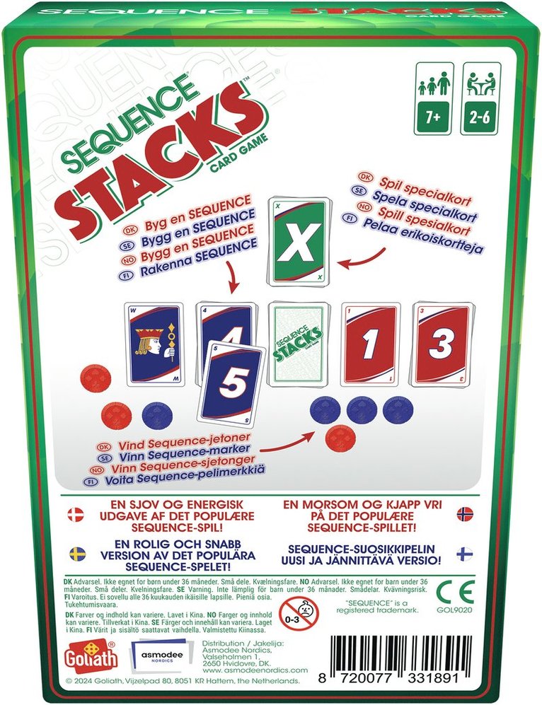 Sequence Stacks (Nordic), Övrigt