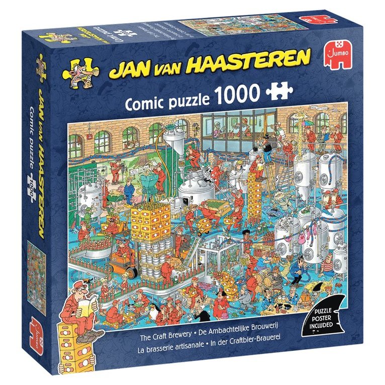 Pussel 1000 bitar Jan van Haasteren - The Craft Brewery, Övrigt