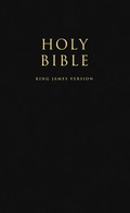 HOLY BIBLE: King James Version (KJV) Popular Gift & Award Black Leatherette Edition