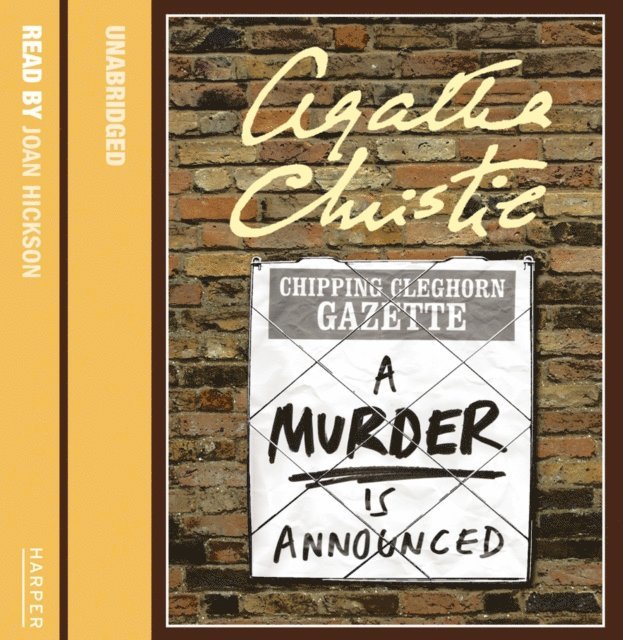 Agatha Christie - Murder is Announced, Ljudbok
