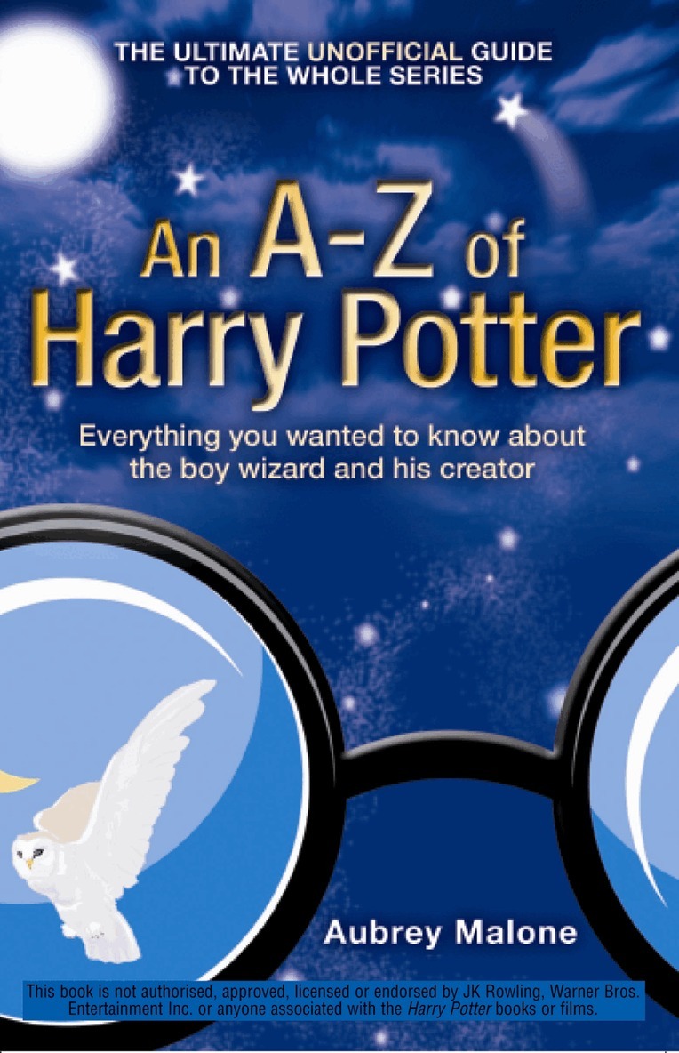 Aubrey Malone - A–Z of Harry Potter, E-bok