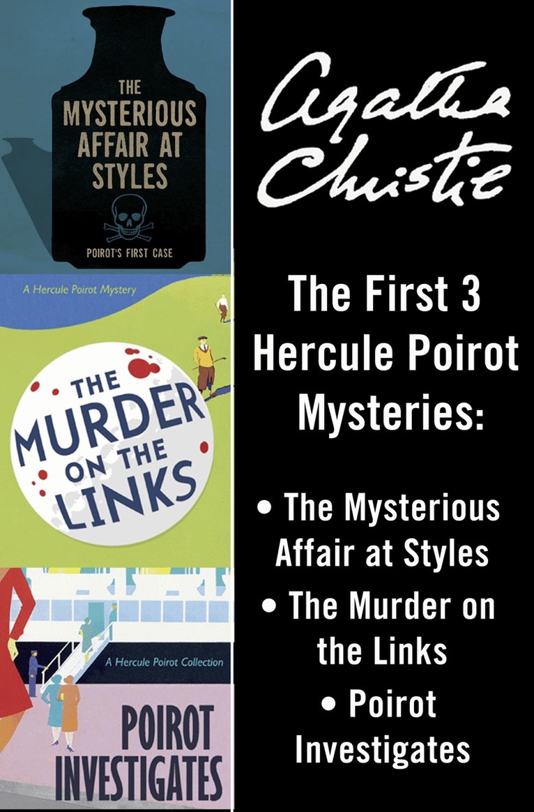 Agatha Christie - Hercule Poirot 3-Book Collection 1, E-bok