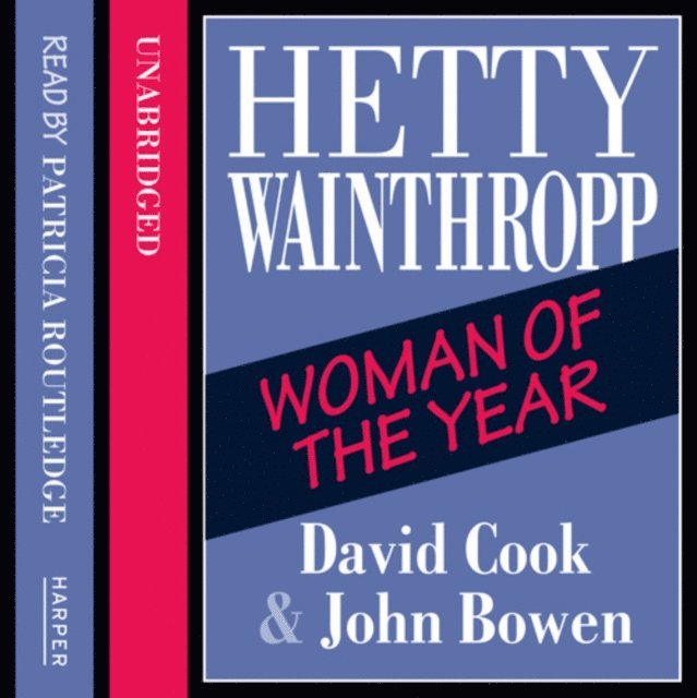 John Bowen, David Cook - Hetty Wainthropp - Woman of the Year, Ljudbok