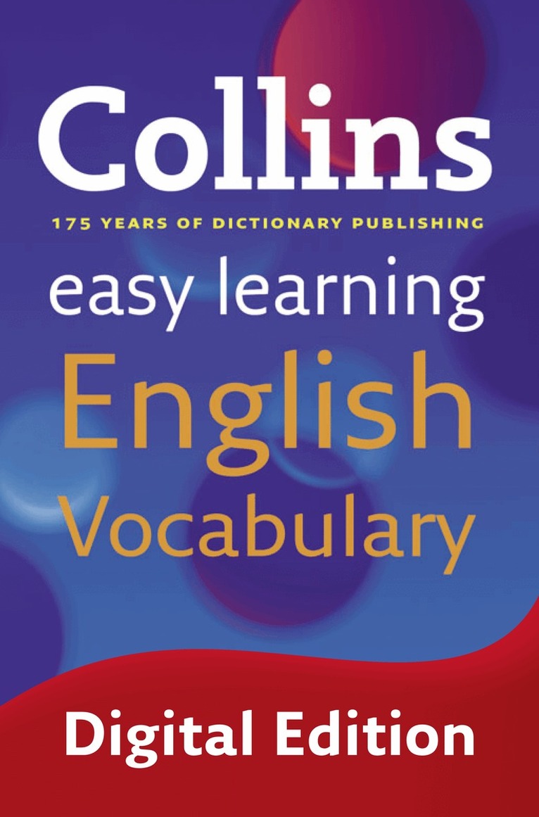 Easy Learning English Vocabulary, E-bok