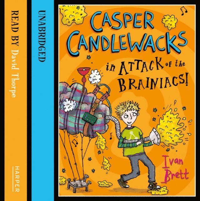 Ivan Brett - Casper Candlewacks in Attack of the Brainiacs!, Ljudbok