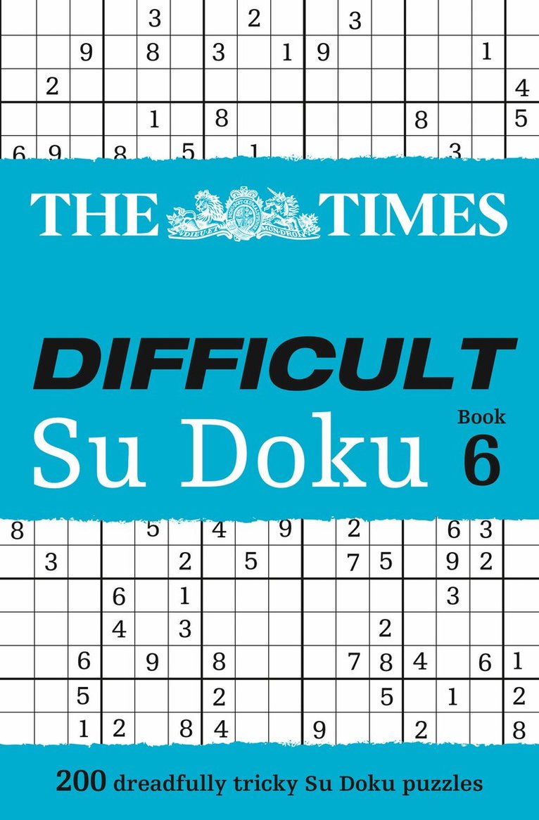 The Times Mind Games - Times Difficult Su Doku Book 6, Häftad