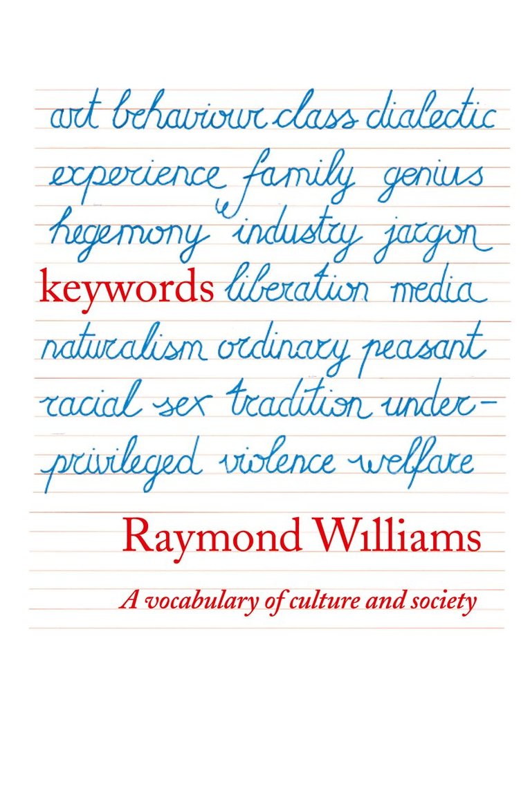 Raymond Williams - Keywords, E-bok