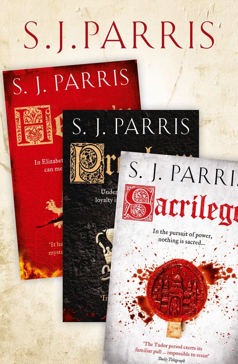 S. J. Parris - Giordano Bruno Thriller Series Books 1-3, E-bok