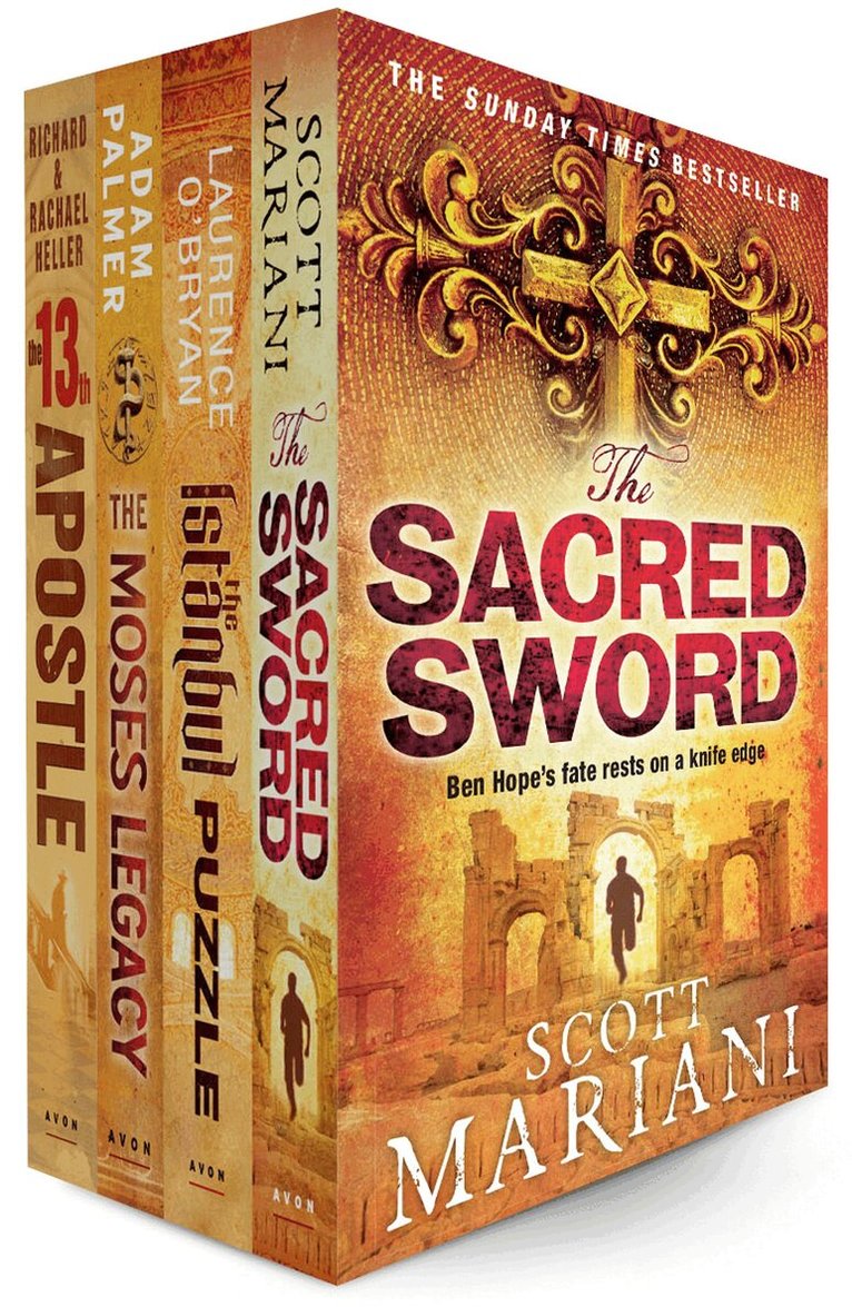 Scott Mariani, O’Bryan, Adam Palmer, Richard Heller - Conspiracy Thriller 4 E-Book Bundle, E-bok
