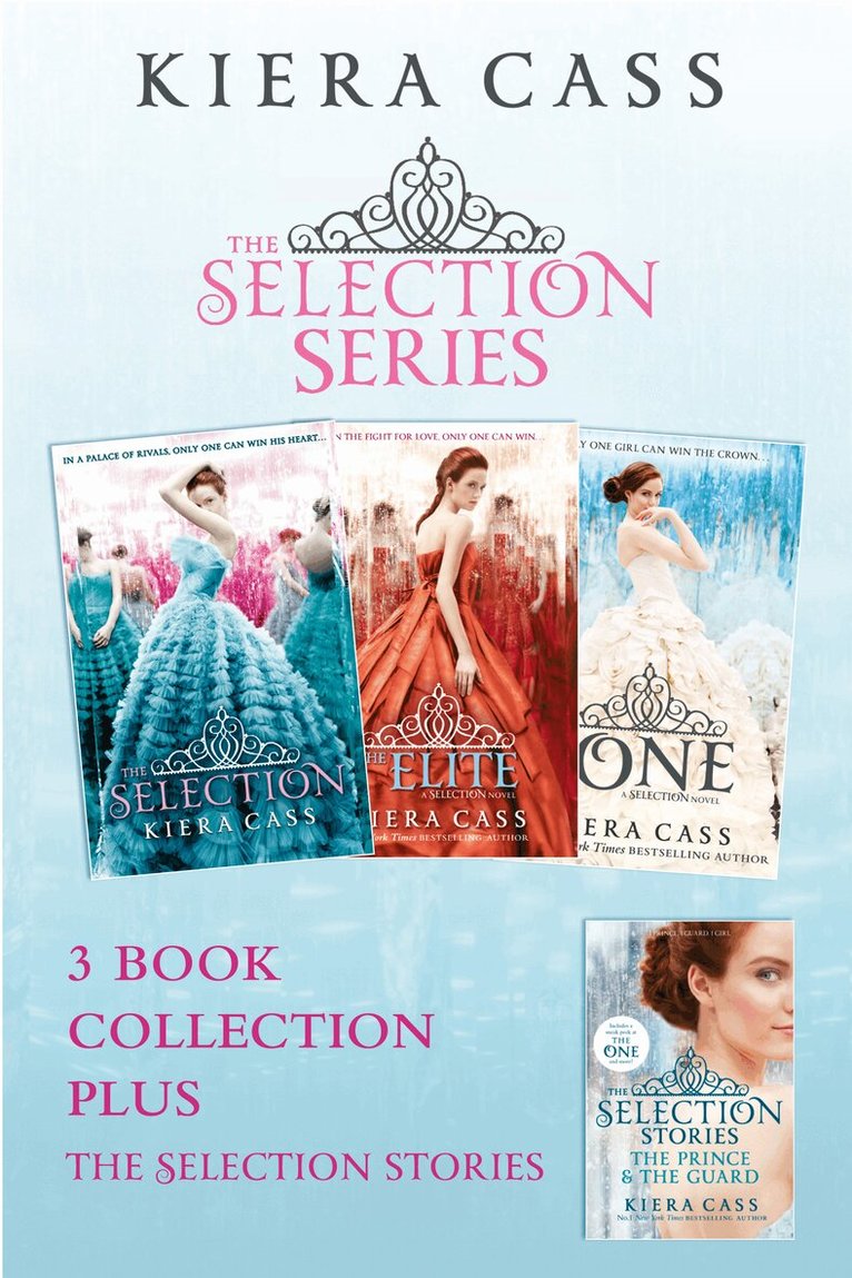 Kiera Cass - Selection series 1-3 (The Selection; The Elite; The One) plus The Guard and The Prince, E-bok