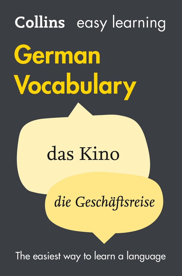 Collins Dictionaries - Easy Learning German Vocabulary, E-bok