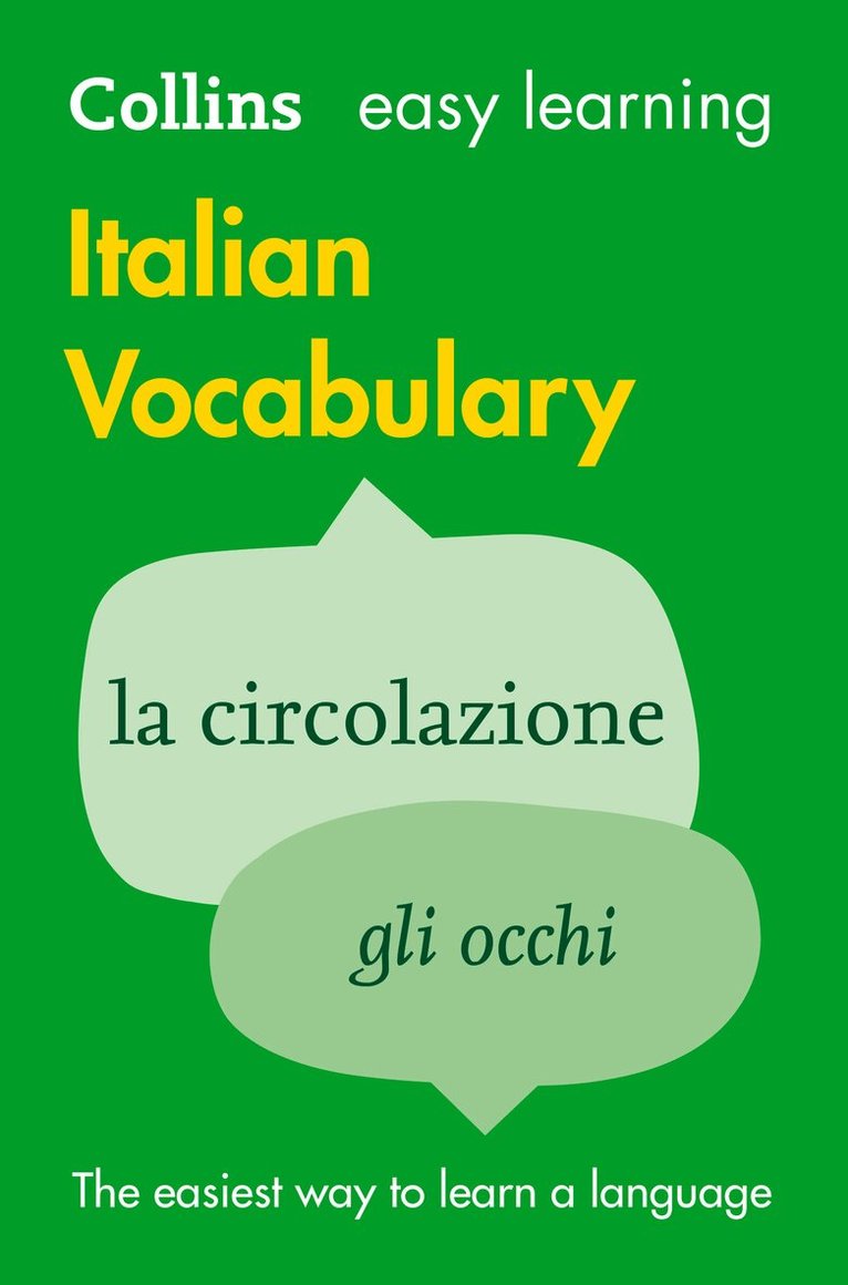 Collins Dictionaries - Easy Learning Italian Vocabulary, E-bok