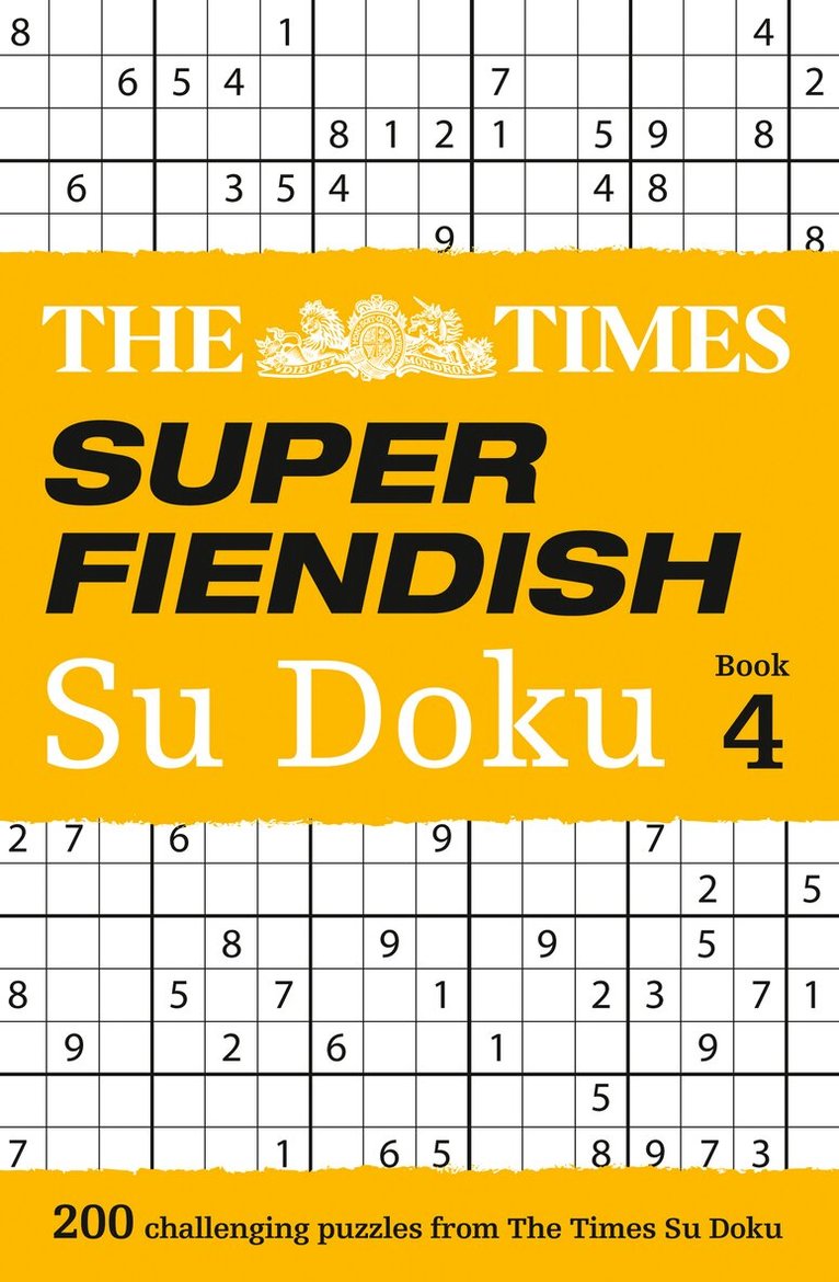 The Times Mind Games - Times Super Fiendish Su Doku Book 4, Häftad
