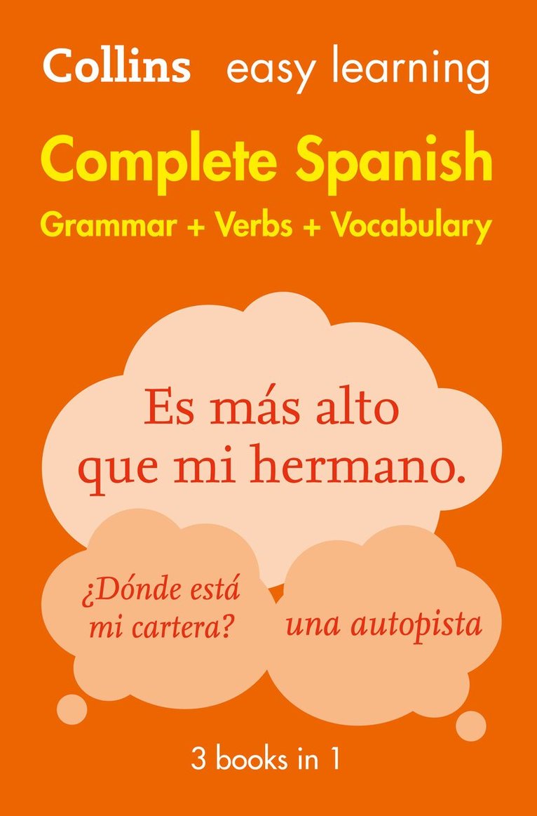 Collins Dictionaries - Easy Learning Spanish Complete Grammar, Verbs and Vocabulary (3 books in 1), E-bok
