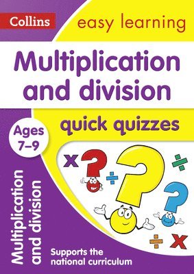 Collins Uk - Multiplication and Division Quick Quizzes: Ages 7-9, Häftad. Tillgänglighet: Lägg i varukorg