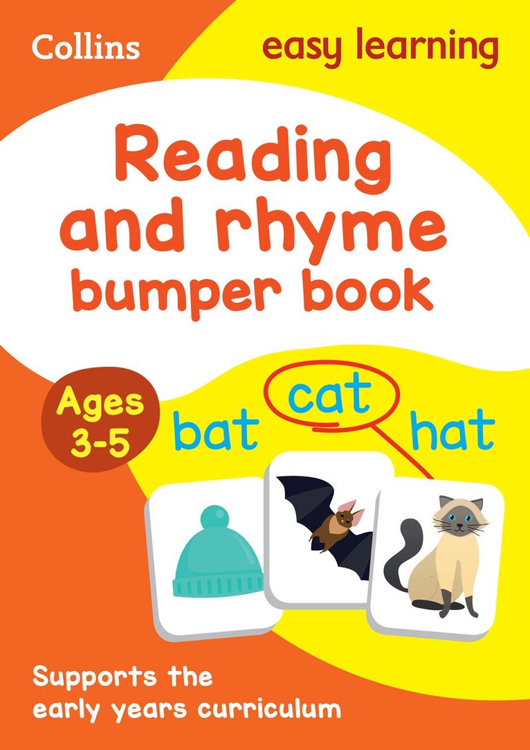 Collins Easy Learning - Reading and Rhyme Bumper Book Ages 3-5, Häftad