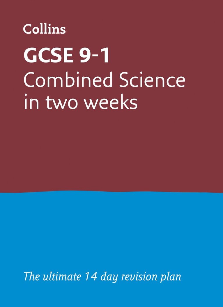 Collins GCSE - GCSE 9-1 Combined Science In Two Weeks, Häftad. Tillgänglighet: Lägg i varukorg