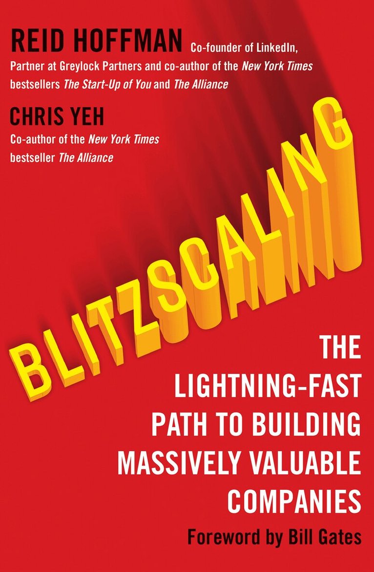 Reid Hoffman, Chris Yeh - Blitzscaling, E-bok