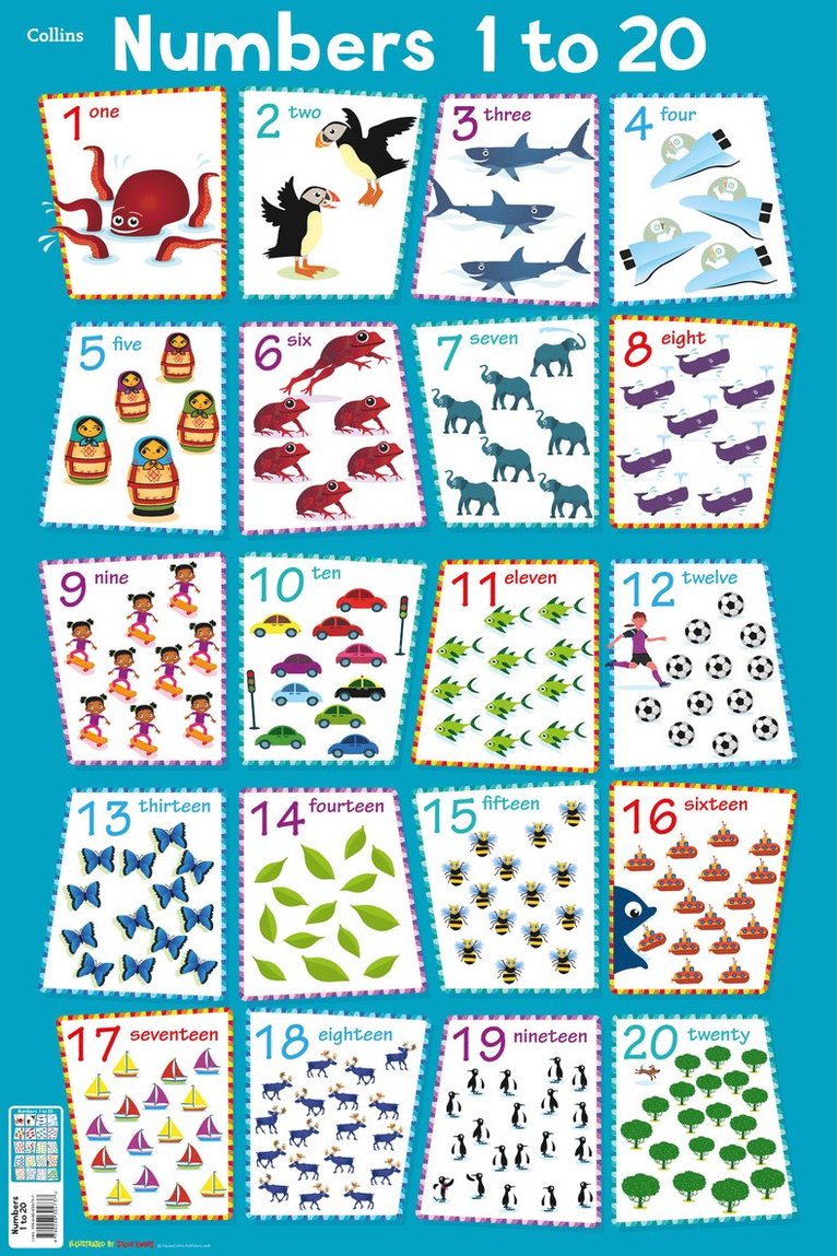 Collins Kids - Numbers 1 - 20, Övrigt