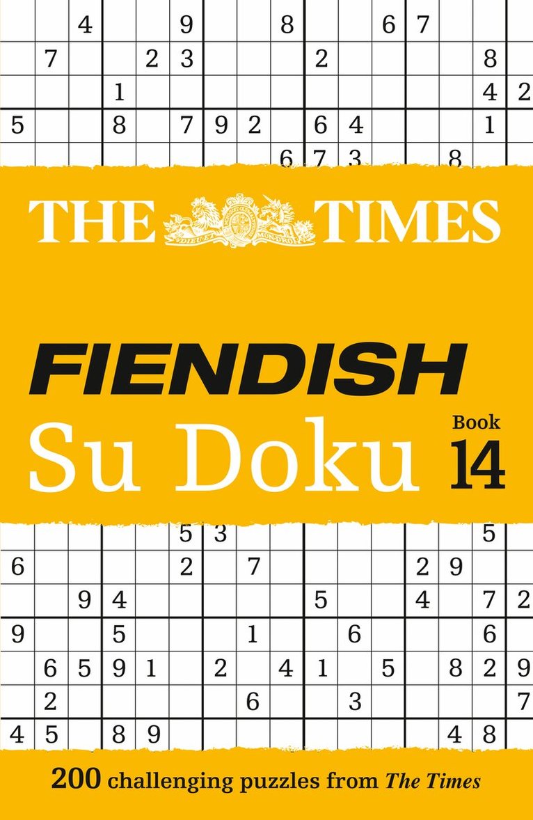 Times Fiendish Su Doku Book 14
