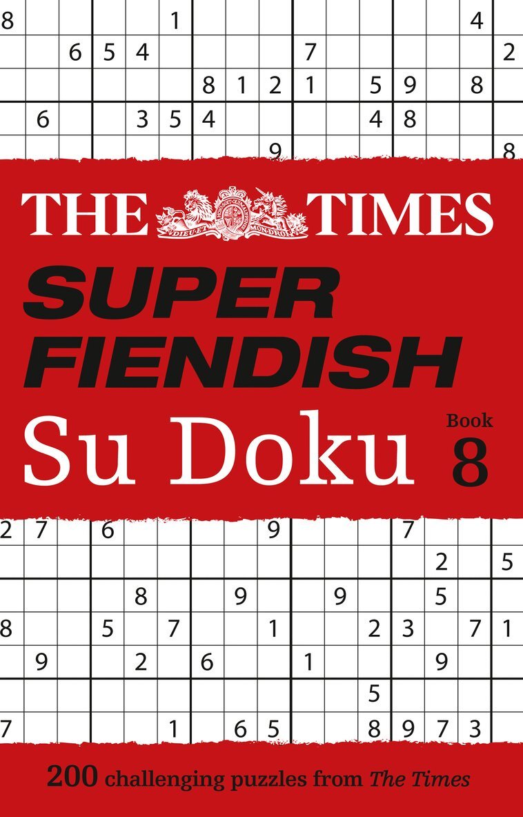 The Times Mind Games - Times Super Fiendish Su Doku Book 8, Häftad