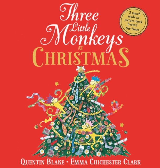Quentin Blake - Three Little Monkeys at Christmas, Ljudbok