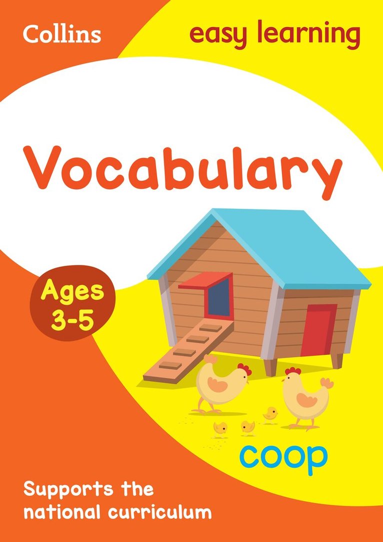 Collins Easy Learning - Vocabulary Activity Book Ages 3-5, Häftad