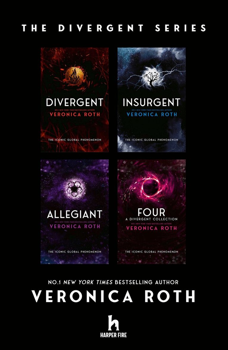 Veronica Roth - Divergent Series Four-Book Collection (Divergent, Insurgent, Allegiant, Four), E-bok
