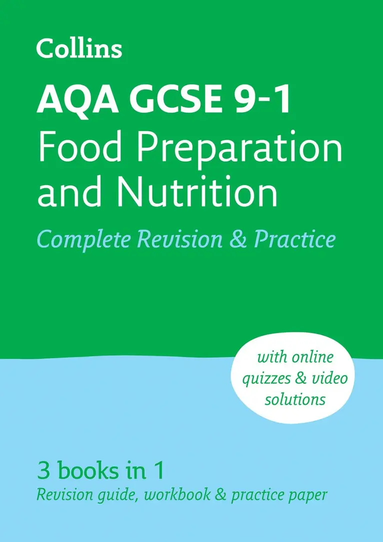 Collins GCSE, Fiona Balding, Kath Callaghan, Suzanne Gray, Barbara Monks, Barbara Rathmill - AQA GCSE 9-1 Food Preparation & Nutrition Complete Revision & Practice, Häftad. Tillgänglighet: Lägg i varukorg