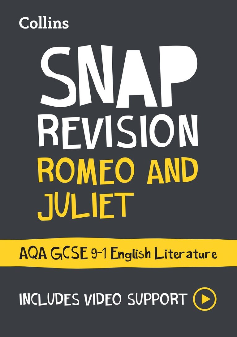Collins GCSE - Romeo and Juliet: AQA GCSE 9-1 English Literature Text Guide, Häftad. Tillgänglighet: Lägg i varukorg