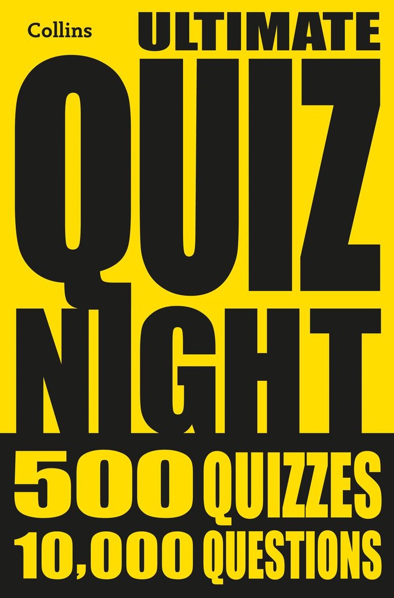 Collins Puzzles - Collins Ultimate Quiz Night, E-bok