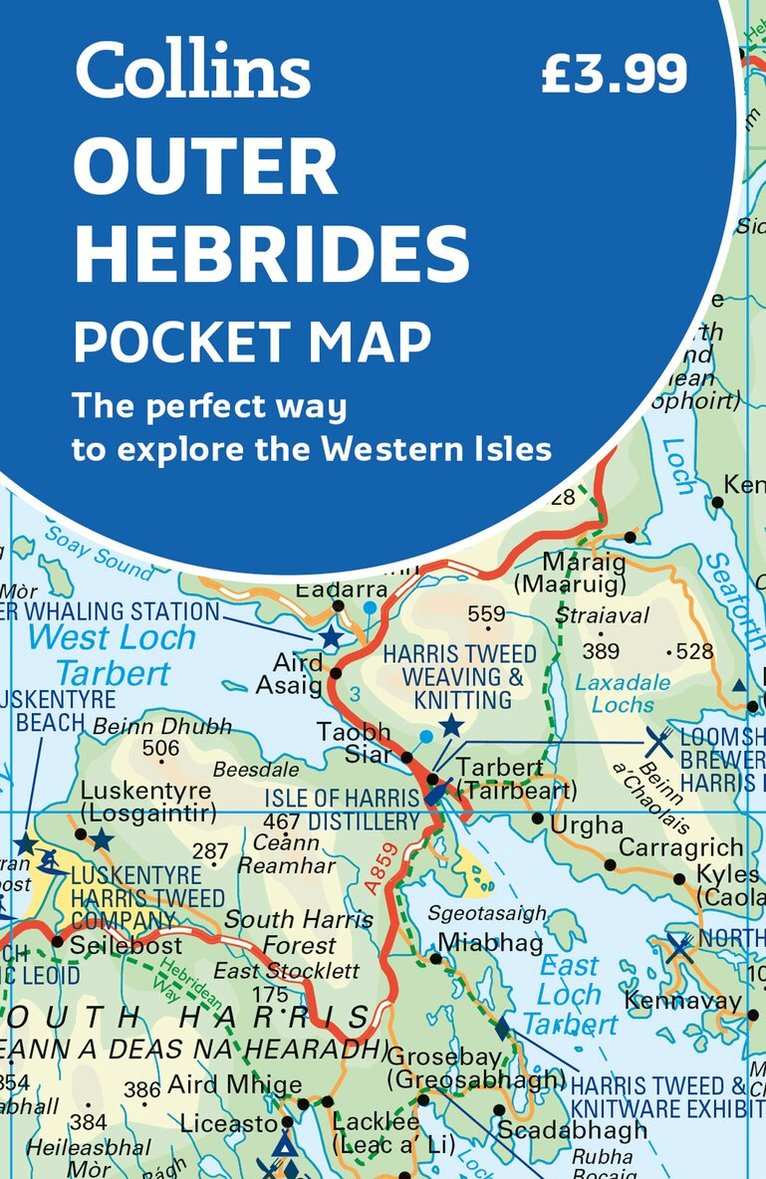 Collins Maps - Outer Hebrides Pocket Map, Övrigt