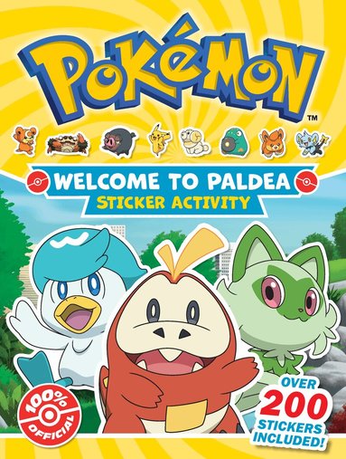 Pokémon - Pokémon Welcome to Paldea Epic Sticker, Häftad