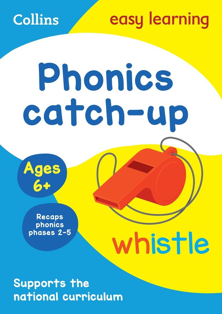 Collins Easy Learning - Phonics Catch-up Activity Book Ages 6+, Häftad