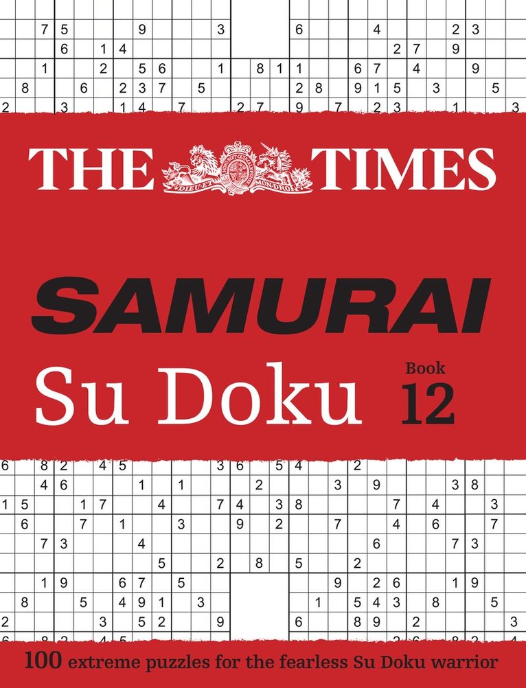 The Times Mind Games - Times Samurai Su Doku 12, Häftad