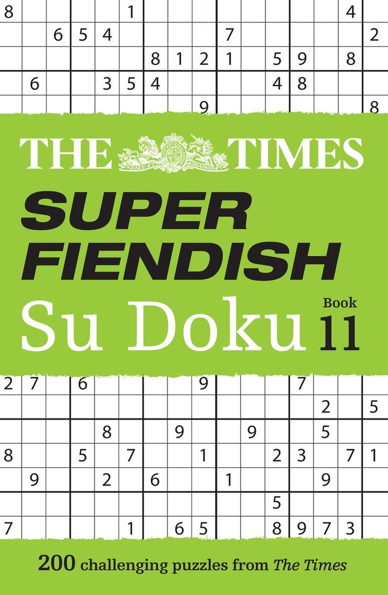 The Times Mind Games - Times Super Fiendish Su Doku Book 11, Häftad