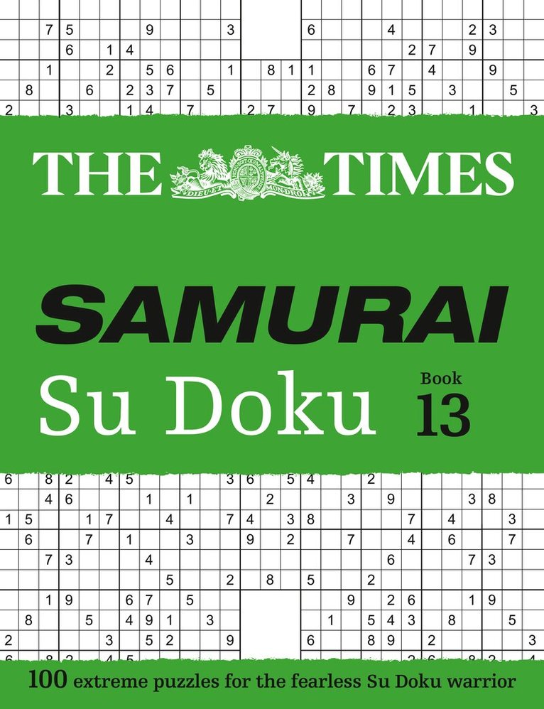 The Times Mind Games - Times Samurai Su Doku 13, Häftad